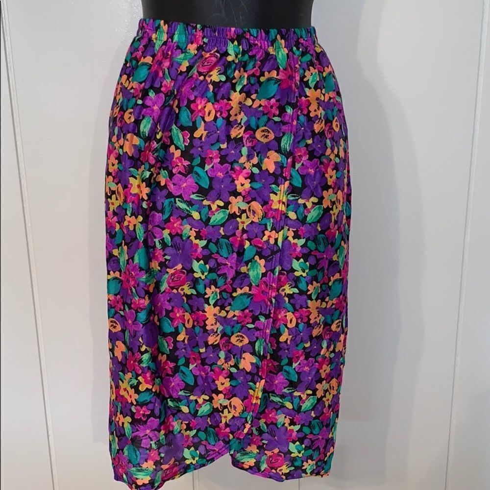 Vtg Jantzen classics bright floral swim sarong‎